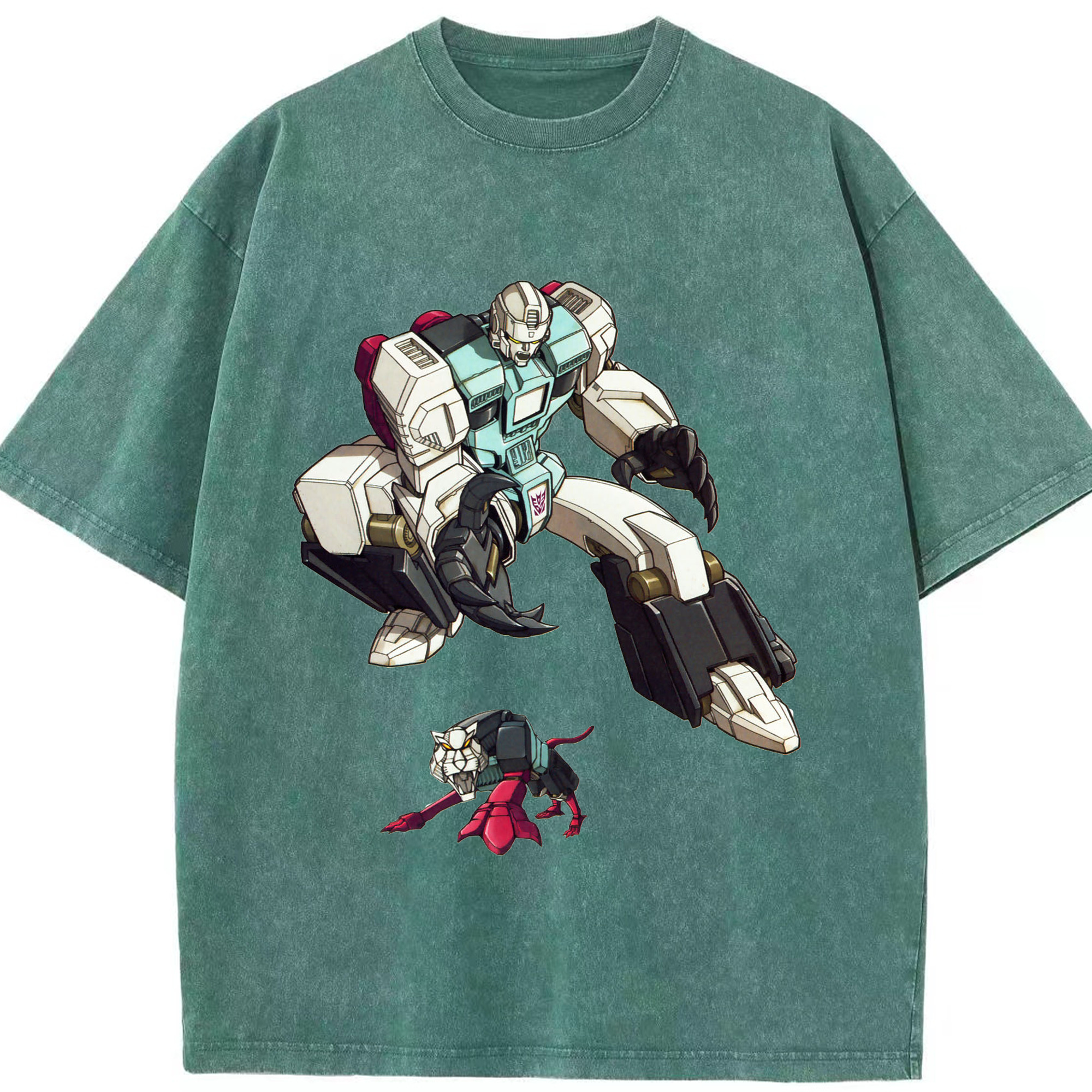 （画像用）  綿100% ヴィンテージ風 半袖Tシャツ（フロントプリント）